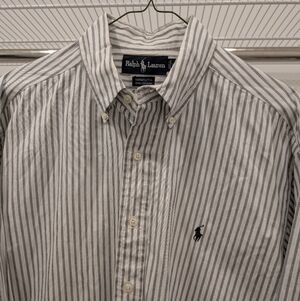 Ralph Lauren Striped Yarmouth Button Down Shirt
